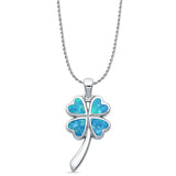 Plumeria Heart Pendant 