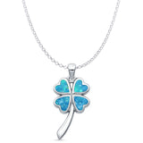 Plumeria Heart Pendant 