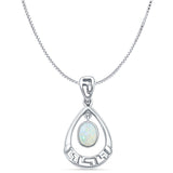 Drop Dangle Pear Pendant 
