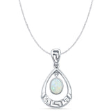 Drop Dangle Pear Pendant 
