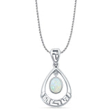 Drop Dangle Pear Pendant 