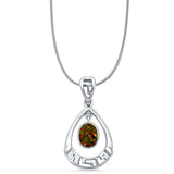Drop Dangle Pear Pendant 