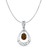 Drop Dangle Pear Pendant 