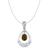Drop Dangle Pear Pendant 