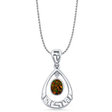 Drop Dangle Pear Pendant 