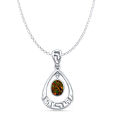 Drop Dangle Pear Pendant 