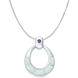 Round Dangle Pendant 