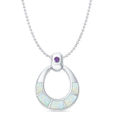 Round Dangle Pendant 