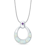 Round Dangle Pendant 