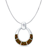Round Dangle Pendant 