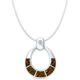 Round Dangle Pendant 