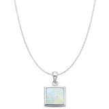 Princess Cut Pendant 