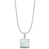 Princess Cut Pendant 