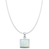 Princess Cut Pendant 