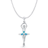 Ballet Dancer Pendant 