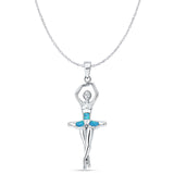 Ballet Dancer Pendant 