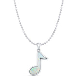 Music Note Pendant