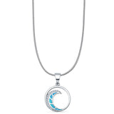 Ocean Wave Pendant