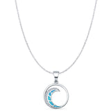Ocean Wave Pendant