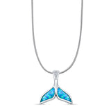 Whale Tail Pendant Necklace