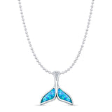Whale Tail Pendant Necklace