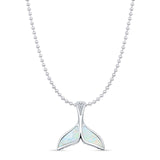 Whale Tail Pendant Necklace