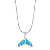Whale Tail Pendant Necklace