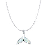 Whale Tail Pendant Necklace
