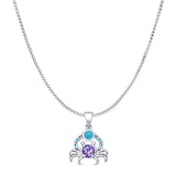 Crab Pendant Necklace