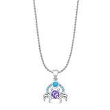 Crab Pendant Necklace