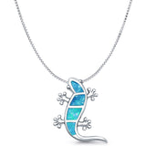 Gecko Lizard Pendant