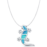Gecko Lizard Pendant