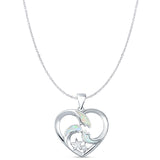  Heart & Star Pendant 