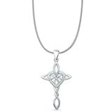  Celtic Cross & Heart Pendant 