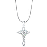  Celtic Cross & Heart Pendant 