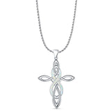  Celtic Cross & Infinity Pendant 