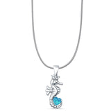  Seahorse Pendant 