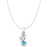  Seahorse Pendant 