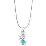  Seahorse Pendant 