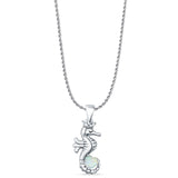  Seahorse Pendant 