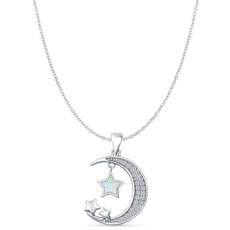  Moon & Stars Pendant 