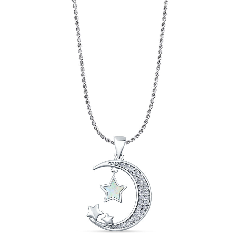  Moon & Stars Pendant 