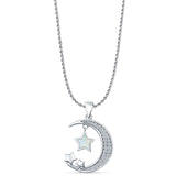  Moon & Stars Pendant 