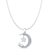  Moon & Stars Pendant 