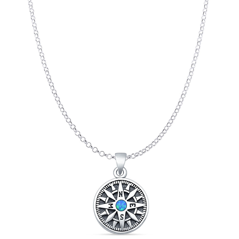 Compass Pendant Necklace
