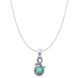 Snake Pendant Necklace