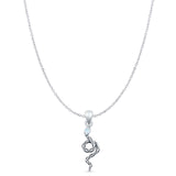 Snake Pendant Necklace