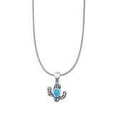 Cactus Pendant Necklace