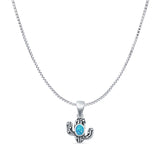 Cactus Pendant Necklace