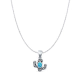 Cactus Pendant Necklace